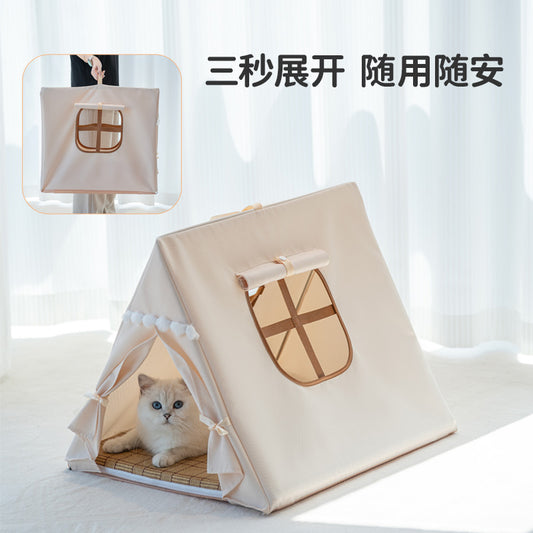 夏日避暑貓咪帳篷