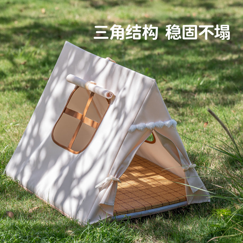 夏日避暑貓咪帳篷